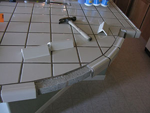 Missing counter tile